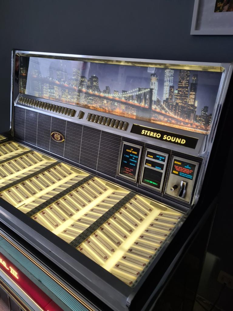 Jukebox wurlitzer americana 3 werkt perfect!!!, Ophalen, Wurlitzer