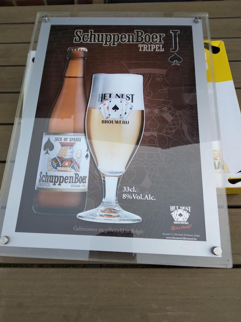 Publicité lumineuse de Schuppenboer, Enlèvement ou Envoi