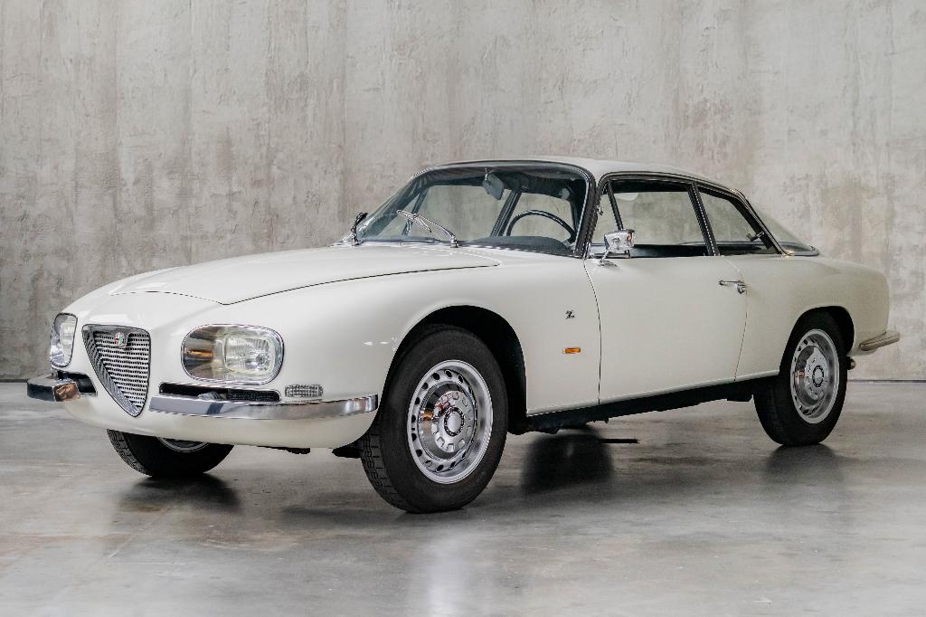 1965 Alfa Romeo 2600 SZ Zagato, Auto's, 4 zetels, Wit, Leder, Bedrijf