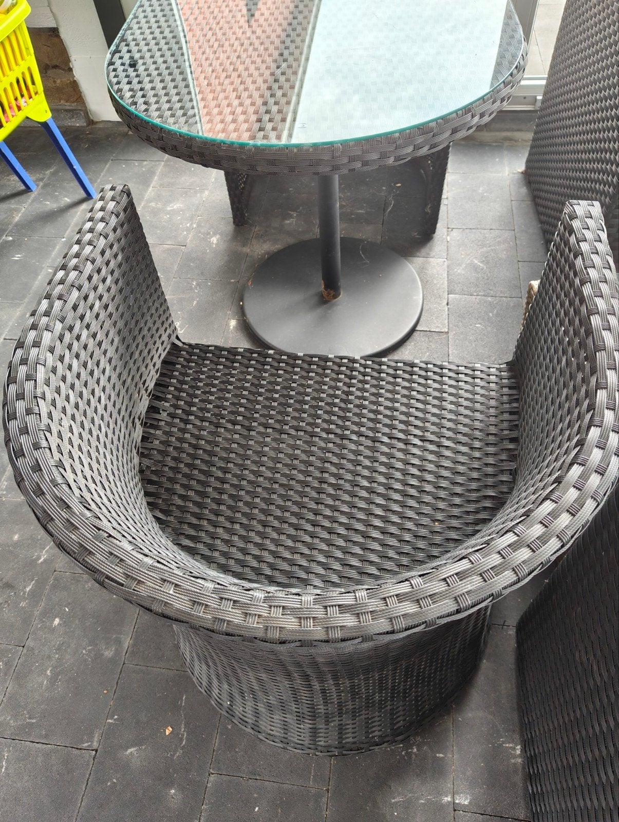 balkon set met 2 stoelen, Tuin en Terras, Ophalen