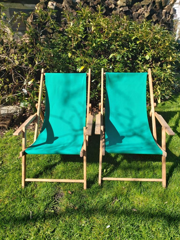 Set strandstoelen, Ophalen