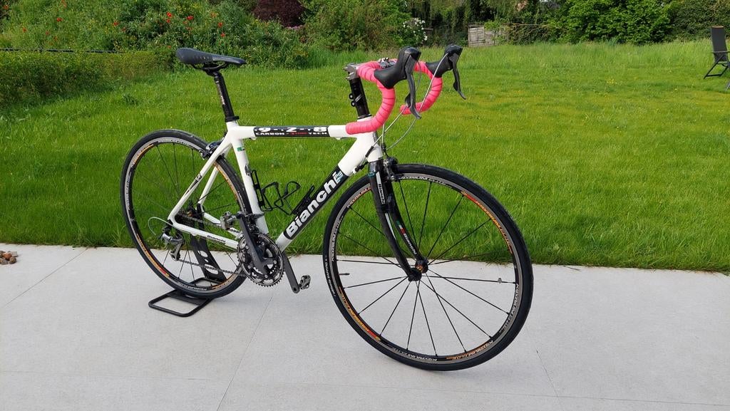 Bianchi koersfiets te koop, Fietsen en Brommers, Ophalen, Carbon