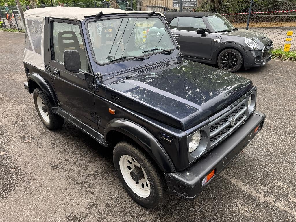 Suzuki Samurai, Blauw, Bedrijf, Handgeschakeld, 2 zetels