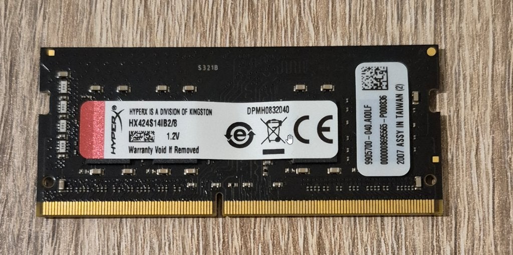 Memory 8GB DDR4 HyperX HX424S14IB2/8, Informatique & Logiciels, Enlèvement ou Envoi, DDR4, 8 GB, Utilisé