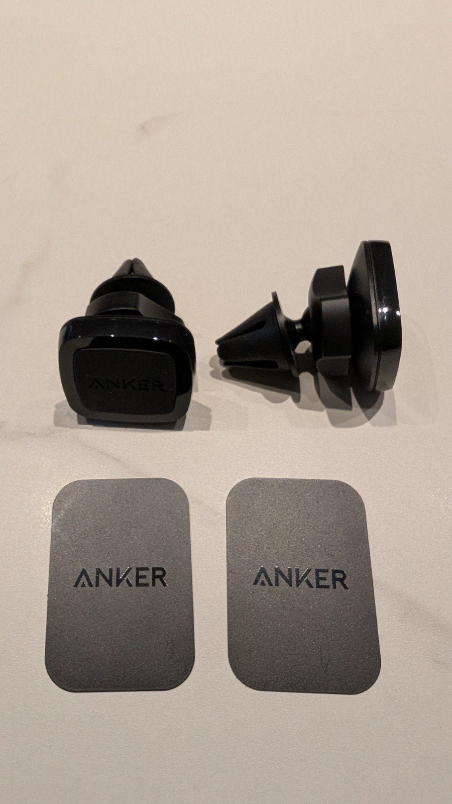 Ventilation magnétique pour support de téléphone Anker — 2 p, Télécoms, Enlèvement ou Envoi, Neuf, Voiture
