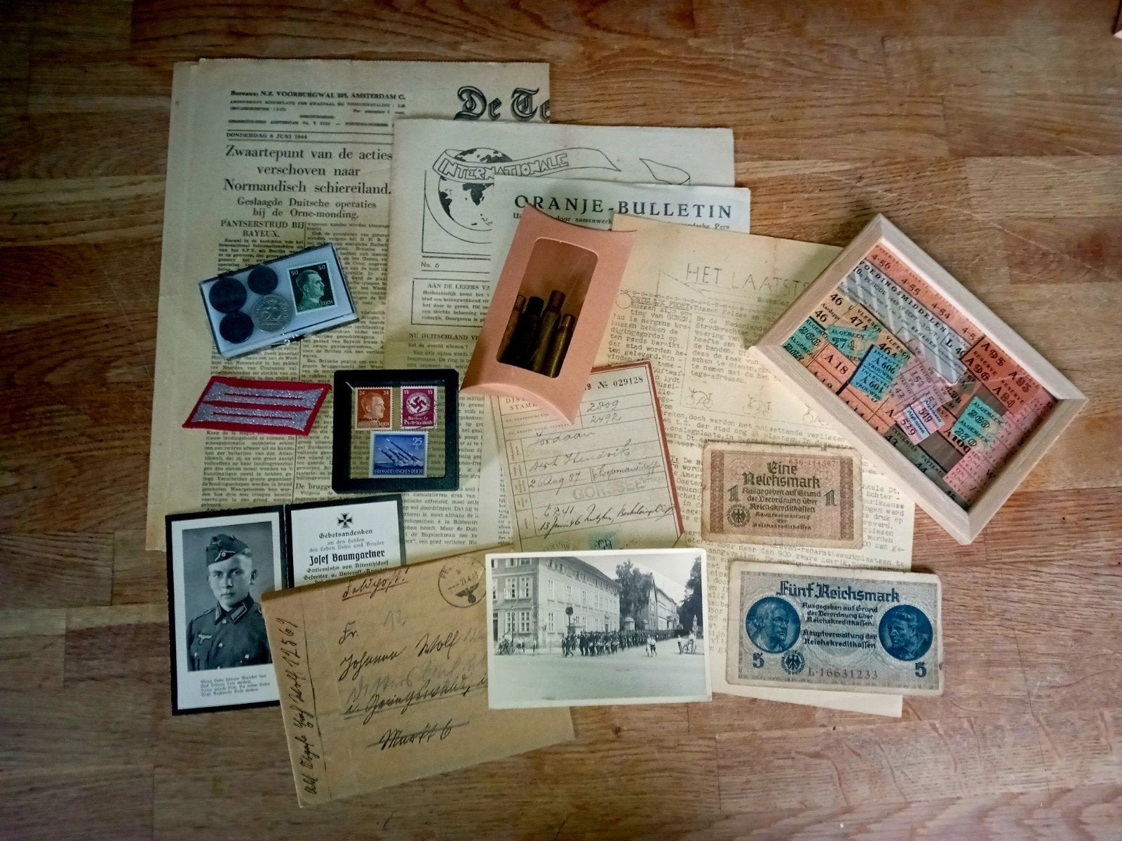 ​Groot Lot WO2 Militaria & Papiergoed Duitsland, Verzet,huls, Verzamelen, Militaria | Tweede Wereldoorlog, Ophalen of Verzenden