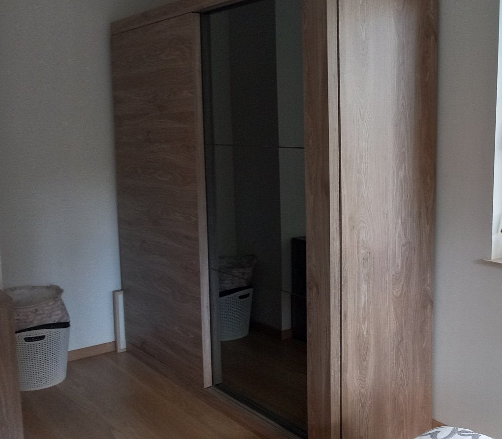 Chambre à coucher adulte complète 160cm, Maison & Meubles, Enlèvement, Comme neuf, Queen size, Contemporain