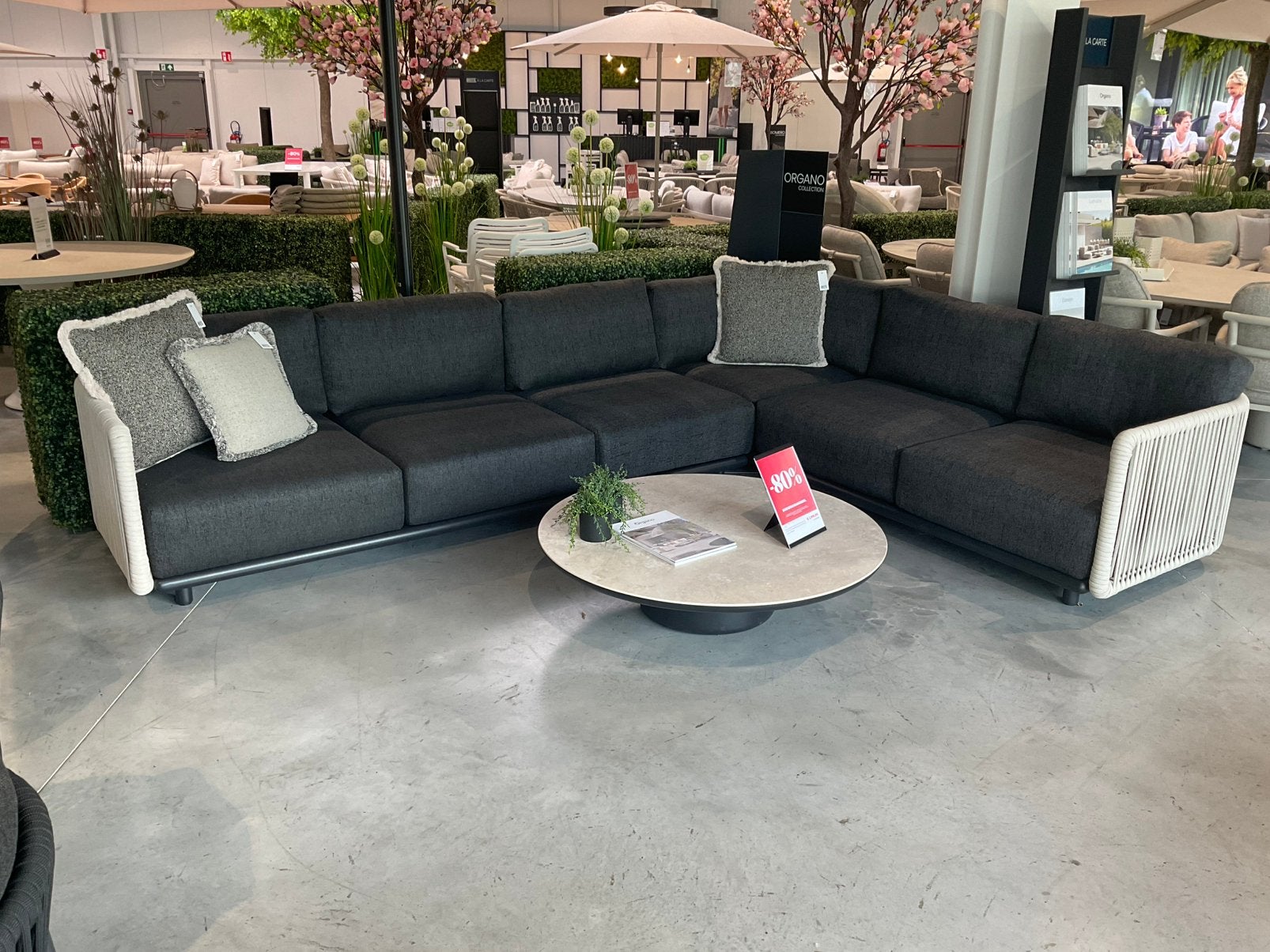 Hoeklounge Organo, Jardin & Terrasse, Enlèvement, Comme neuf