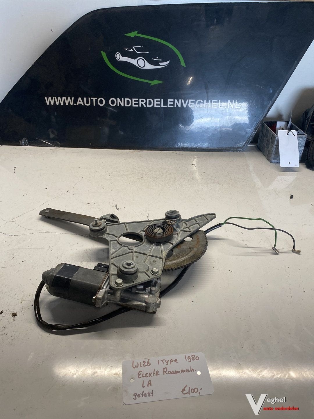 Mercedes W126 280SE 1980 Elektr Raammechanisme Linksachter, -, Utilisé, -, -