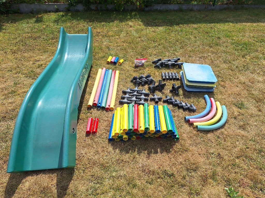 Quadro klimtoren met glijbaan (Multi-Slide) & gebogen bogen, Kinderen en Baby's, Speelgoed | Buiten | Speeltoestellen, Ophalen