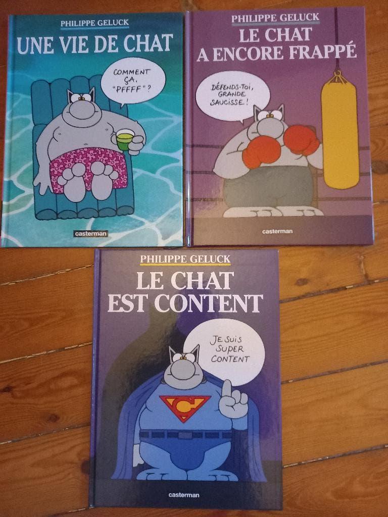 Lot 3 BD Le Chat de Geluck, Plusieurs BD, Philippe Geluck, Enlèvement ou Envoi, Comme neuf