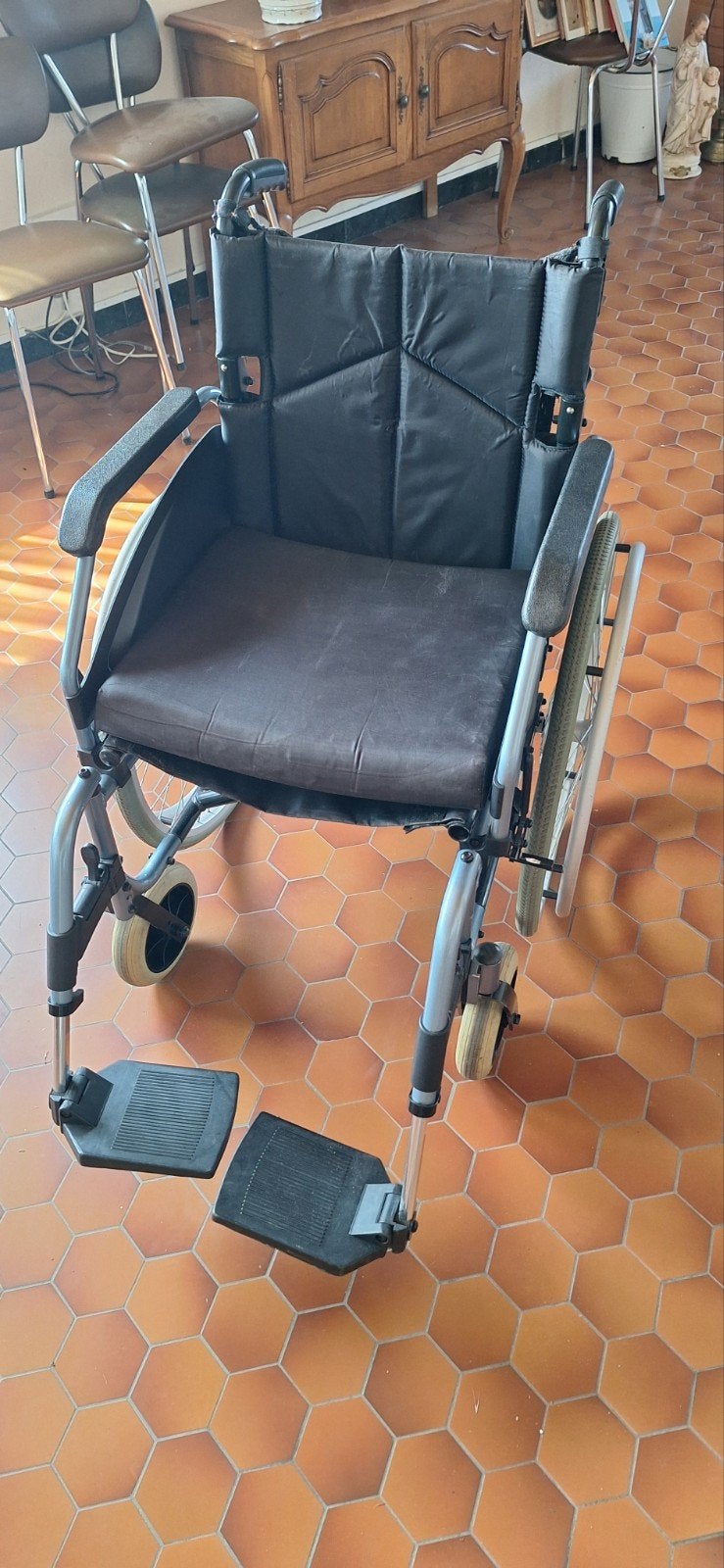 Rolstoel demonteerbaar, Diversen, Rolstoelen, Ophalen, Inklapbaar, Gebruikt, Duwrolstoel