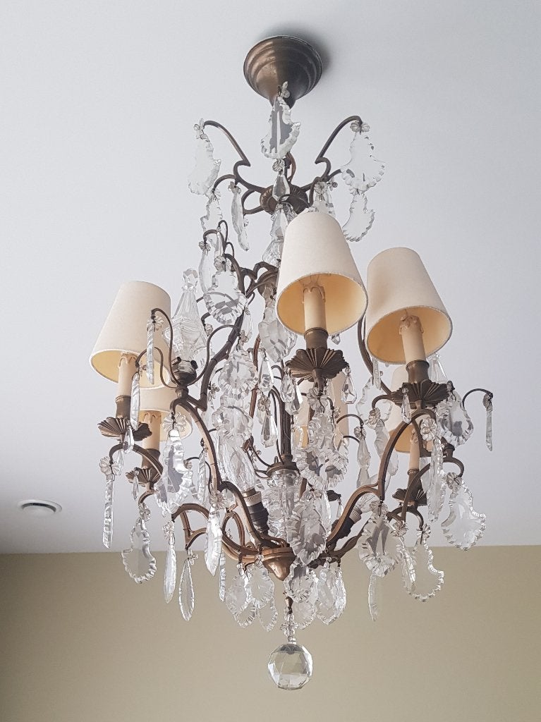 Kristallen kroonluchter, Antiek en Kunst, Antiek | Verlichting, Ophalen