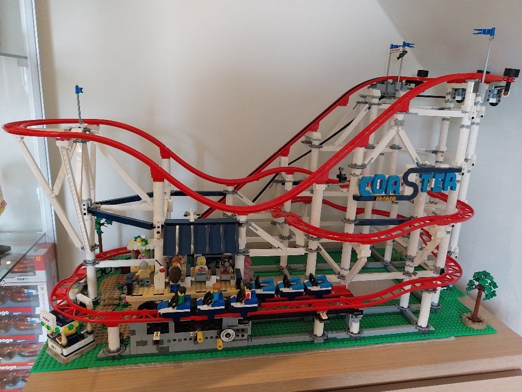 Lego 10261 rollercoaster, Kinderen en Baby's, Lego, Ophalen of Verzenden, Zo goed als nieuw, Compleet
