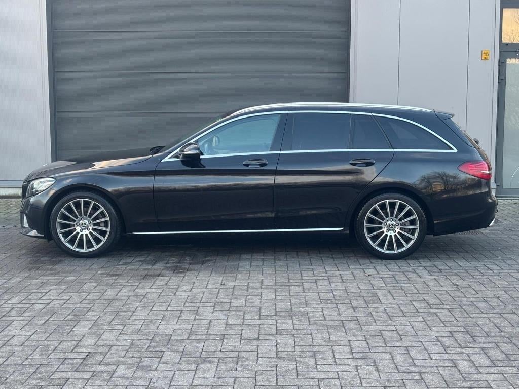 Mercedes-Benz C200 benzine break, Auto's, Mercedes-Benz, Automaat, 4 cilinders, Leder en Stof, Zwart