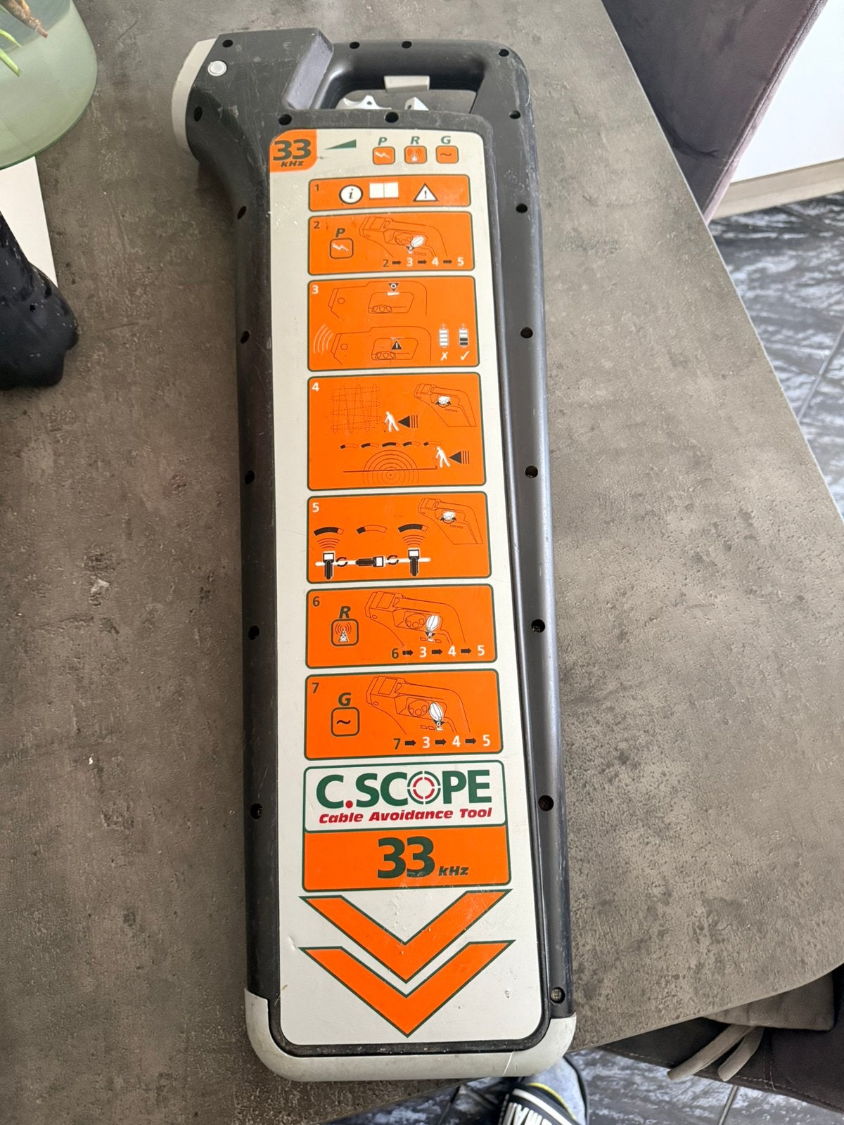 C scope 33khz kabeldetector kabels en leidingen, Ophalen of Verzenden, Zo goed als nieuw
