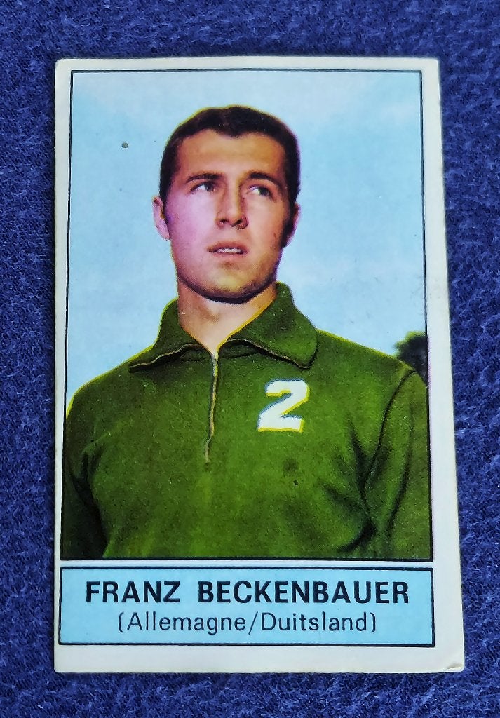 Panini sticker card voetbal ' FB 1972 - Franz Beckenbauer ', Ophalen of Verzenden, Nieuw, Sticker