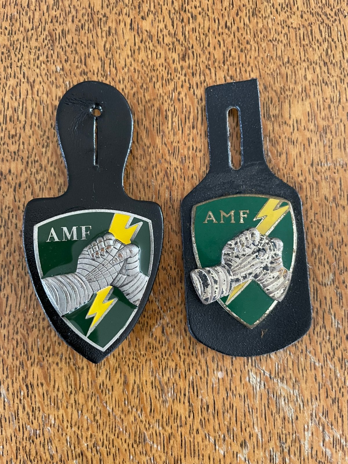 Cintres de poitrine AMF, Enlèvement ou Envoi, Emblème ou Badge