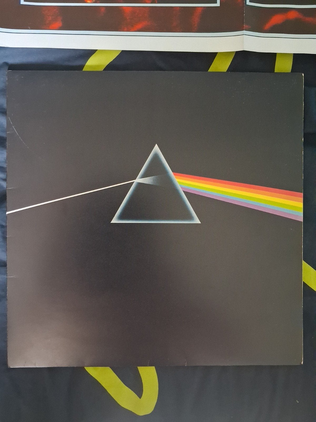 Pink Floyd - Dark Side Of The Moon 1973 + poster 12" LP, Avec poster, Enlèvement ou Envoi, Comme neuf, LP