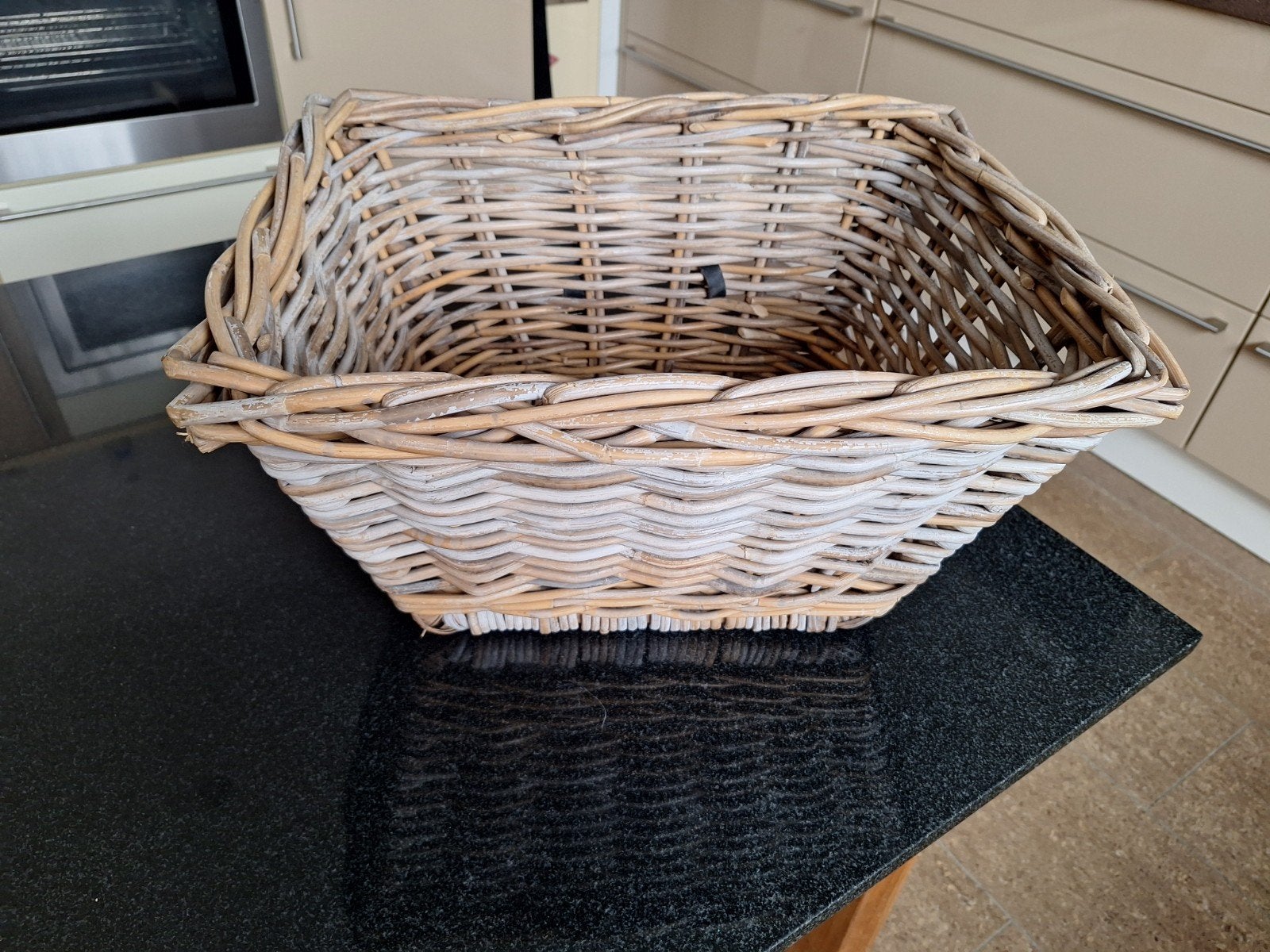Fietsmand riet, rotan, Enlèvement ou Envoi, Comme neuf, Panier de vélo, Basil