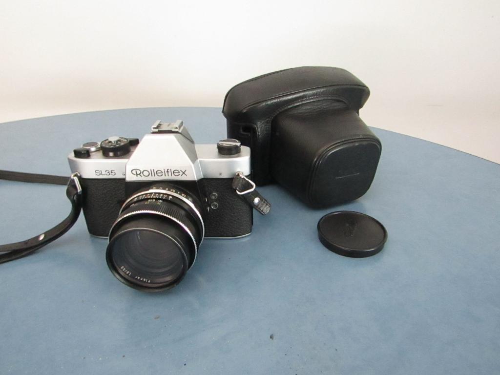 Rolleiflex SL35 - SLR - 35 mm - Carl Zeiss Planar 50 mm lens, TV, Hi-fi & Vidéo, Appareils photo analogiques, Enlèvement ou Envoi