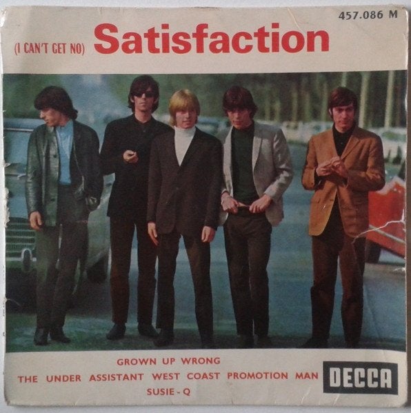 ROLLING STONES SATISFACTION EP, Gebruikt, Ophalen of Verzenden, Poprock, 1960 - 1969