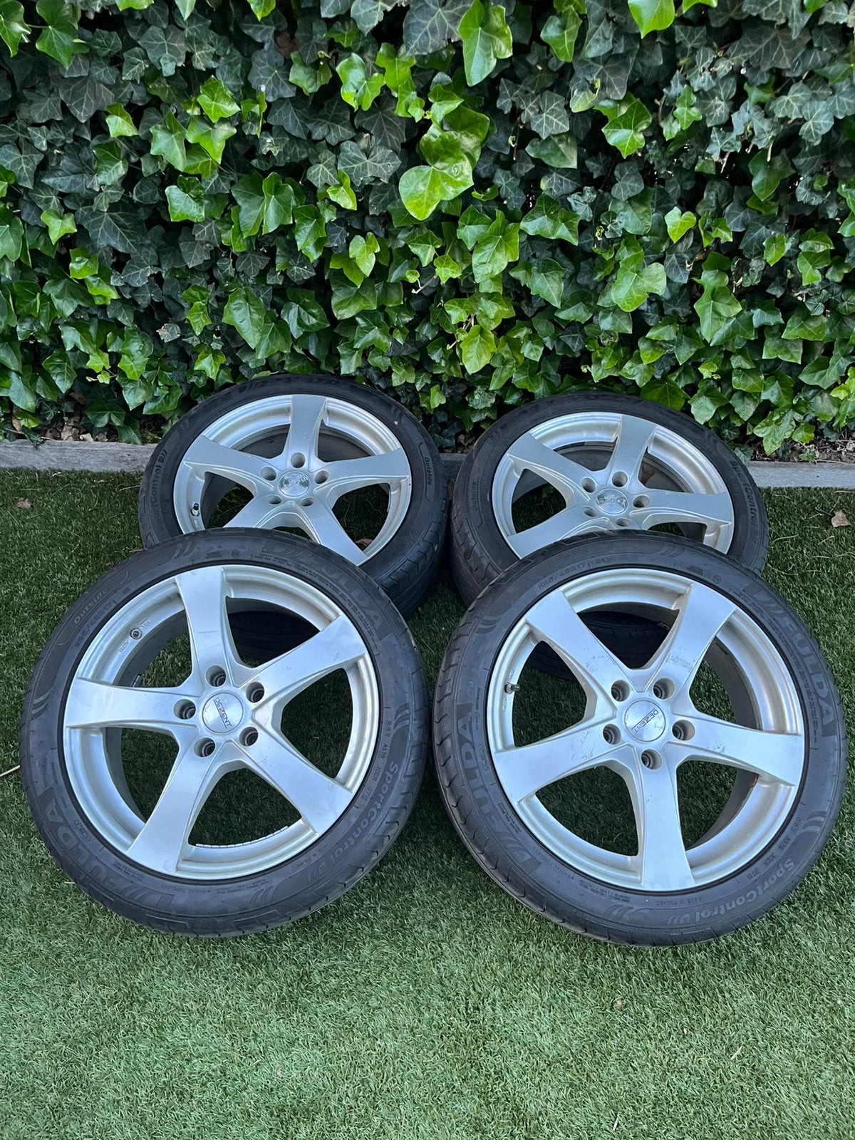 Dezent - Audi A4, Auto-onderdelen, Banden en Velgen, Ophalen, Gebruikt, Banden en Velgen, 17 inch
