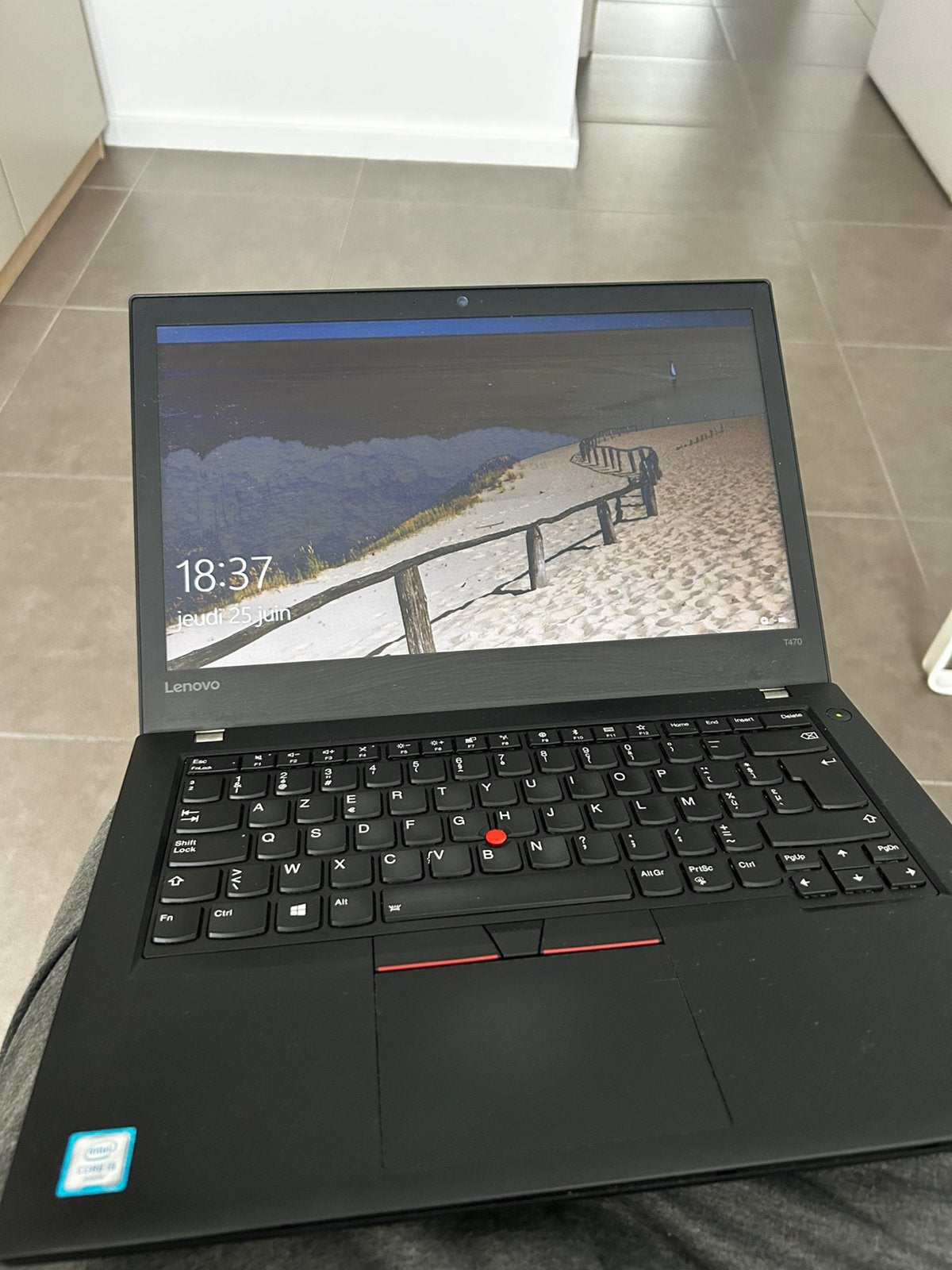 Ordinareur Lenovo Thinkpad T470, Informatique & Logiciels, Enlèvement ou Envoi, Utilisé, Azerty