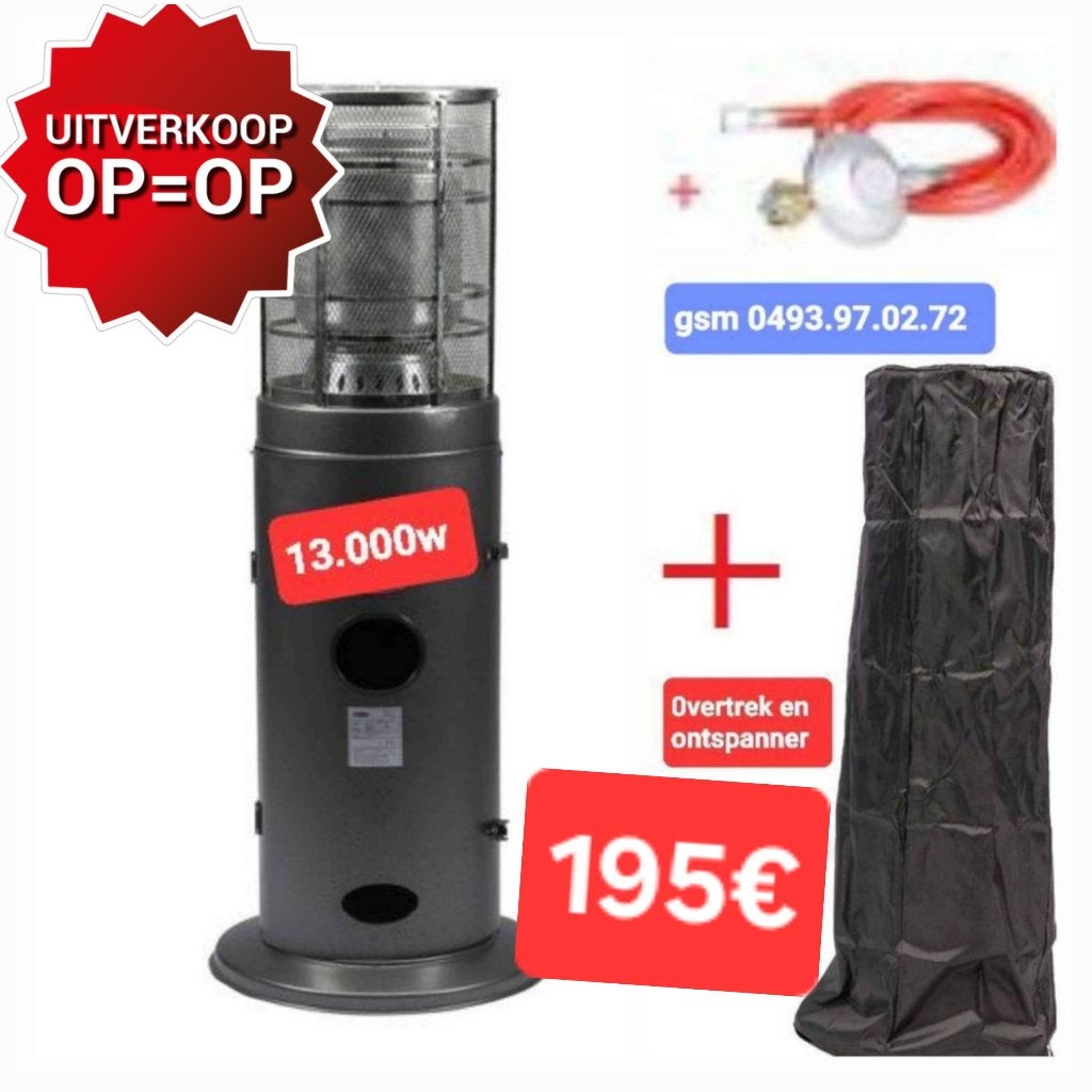 terrasverwarmers Nieuw 13.000w met ontspanner en overtrek, Jardin & Terrasse, Enlèvement, Neuf