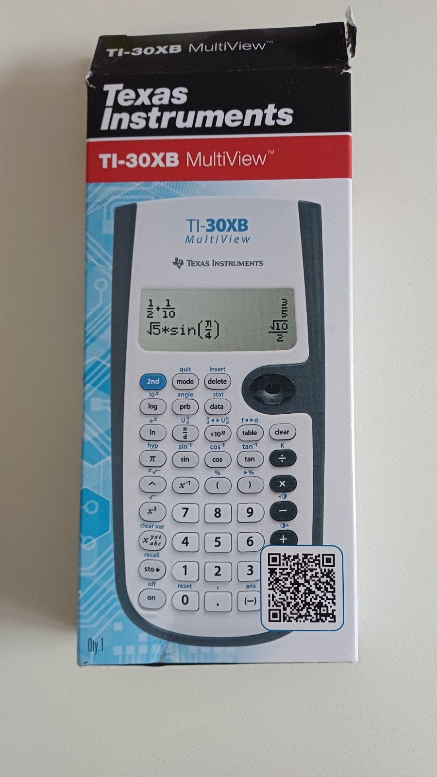 Texas Instruments TI-30XB multiview, Ophalen of Verzenden, Grafische rekenmachine, Gebruikt