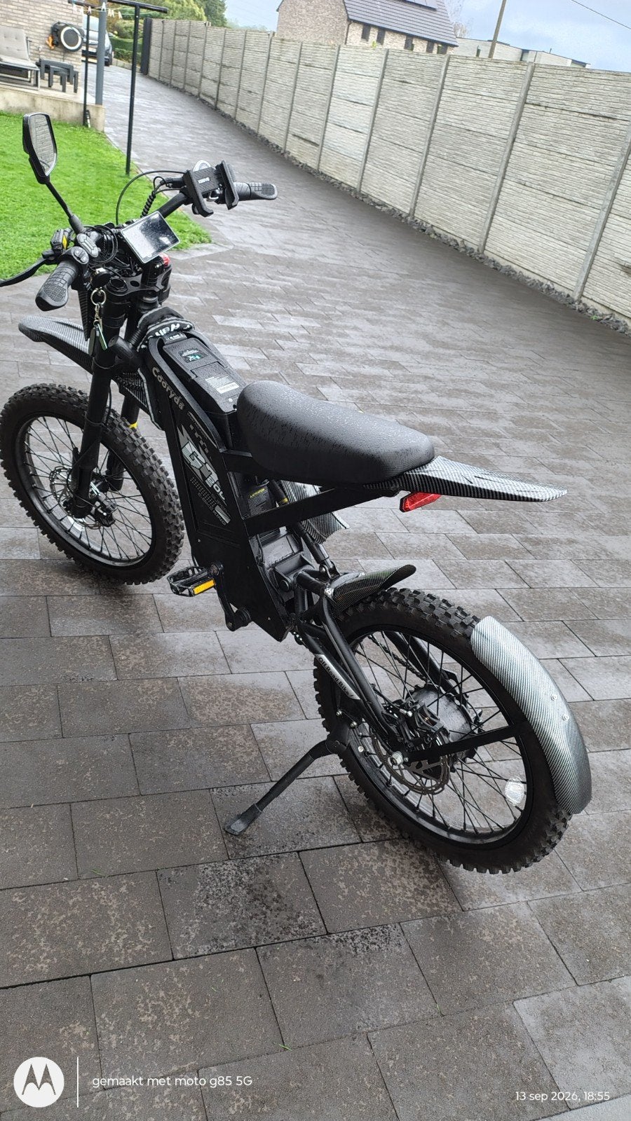 fatbike ouxi gt2000, Enlèvement