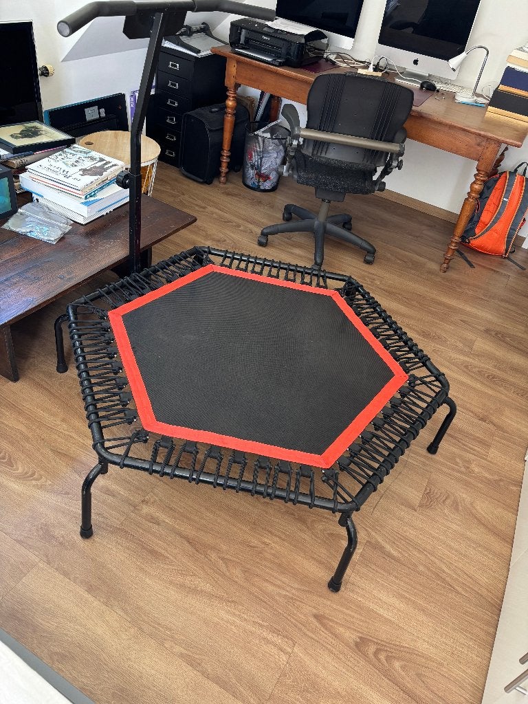 te koop professionele SALTA fitness trampoline zeer mooi., Sport en Fitness, Ophalen, Zo goed als nieuw, Benen