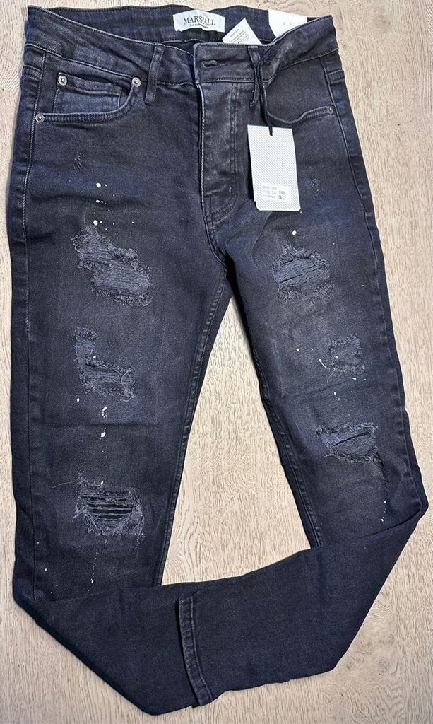 Marshall Denim Jeans ~NIEUW~ [12] Maat 30, Enlèvement ou Envoi, Neuf, Noir, W32 (confection 46) ou plus petit