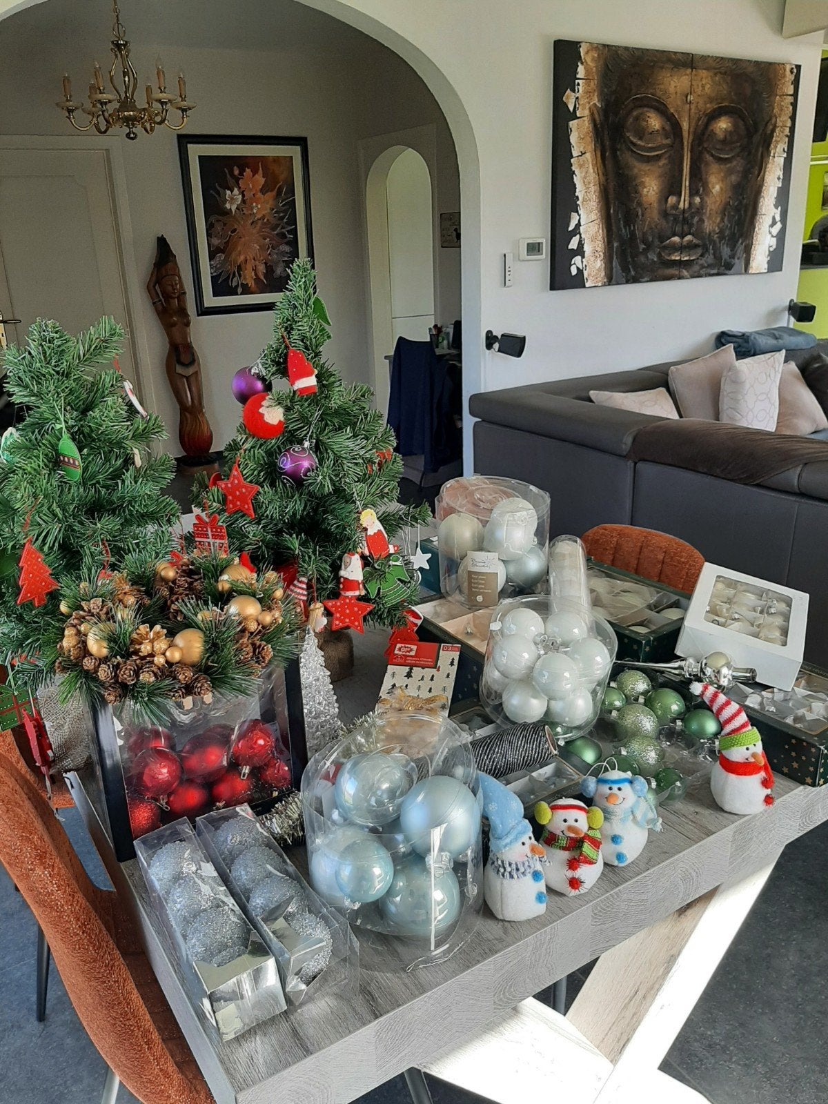 kerstgerief, Diversen, Ophalen