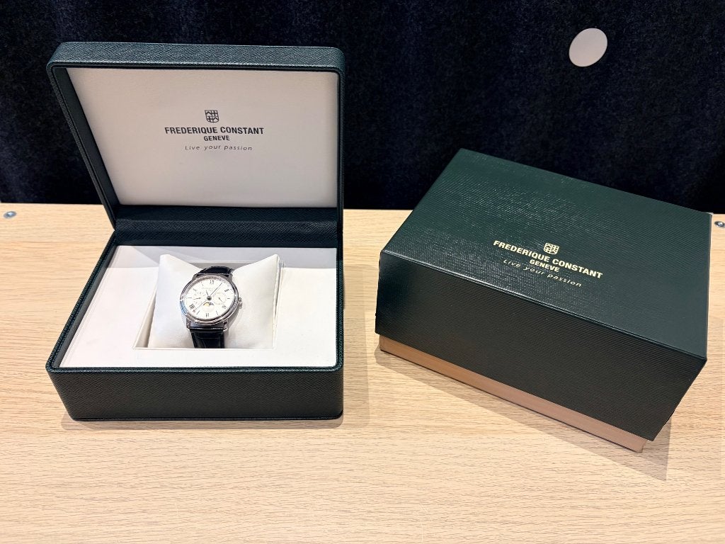 Frederique Constant FC-270SW4P6, Bijoux, Sacs & Beauté, Montres | Hommes, Montre-bracelet, Autres marques, Cuir, Comme neuf