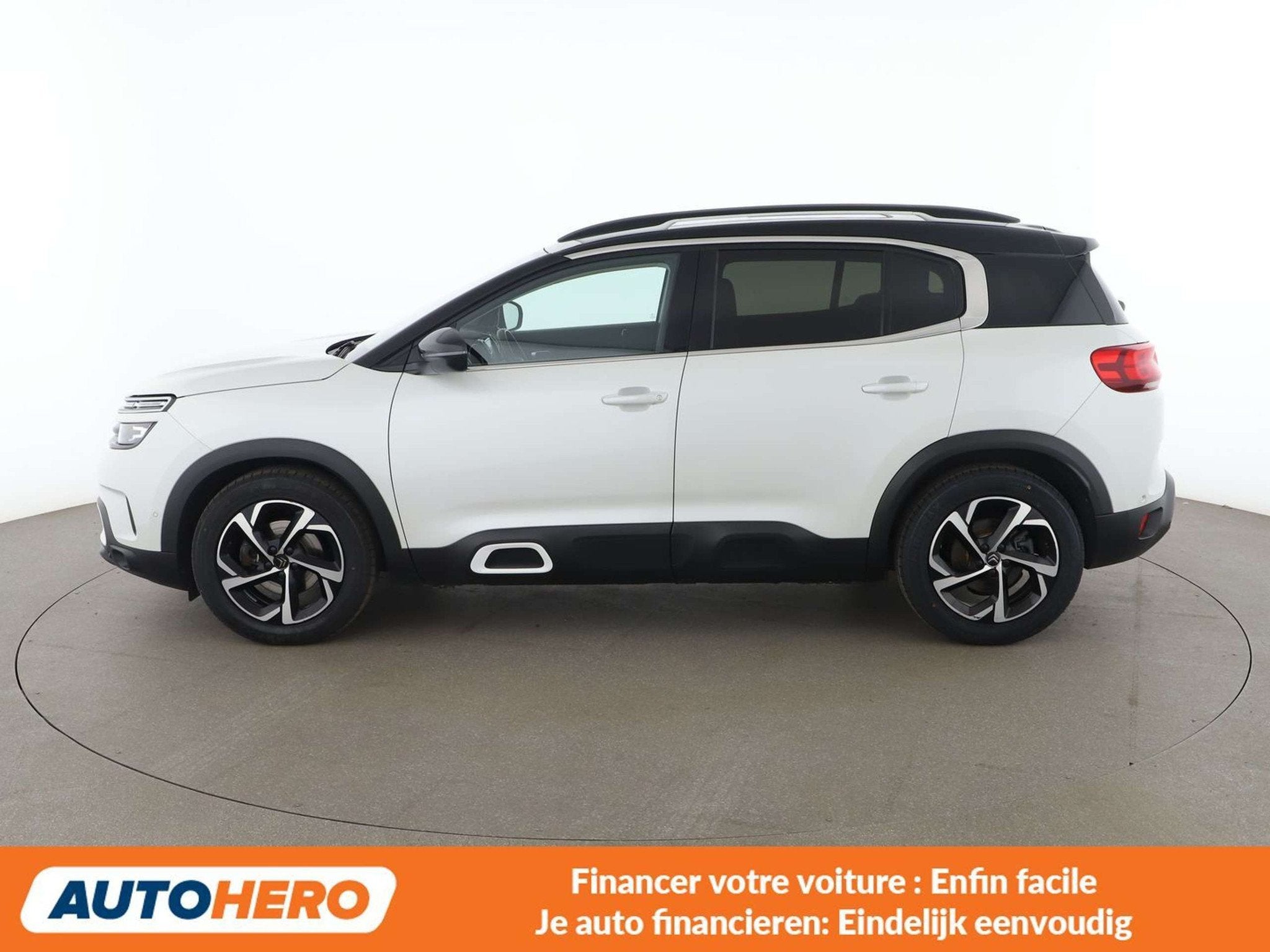 Citroën C5 Aircross 2.0 Blue-HDi Shine (bj 2019, automaat), Auto's, Citroën, Euro 6, C5 Aircross, Leder, Bruin