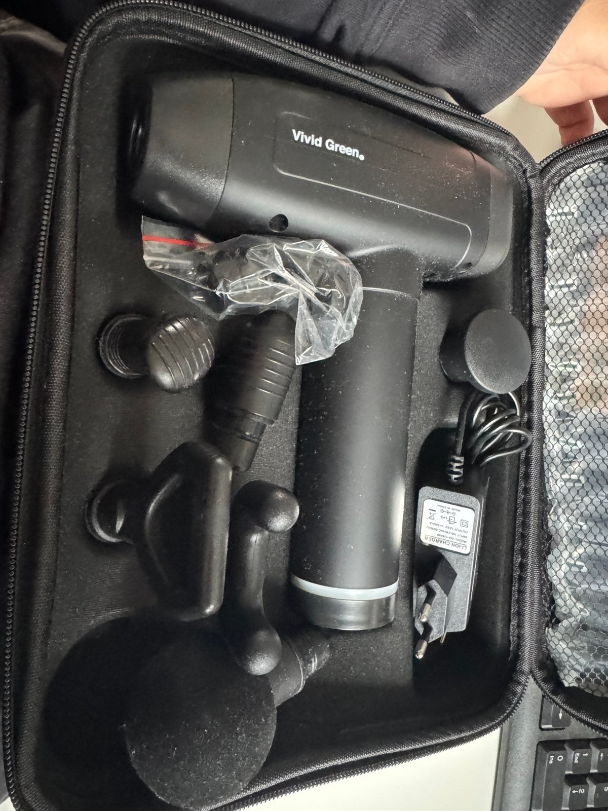 vivid green massagegun, Sport en Fitness, Ophalen, Nieuw