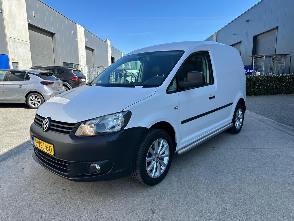 Volkswagen Caddy 1.6d €5 alu | Airco | Cruise |side bars|BTW, Auto's, Voorwielaandrijving, Euro 5, Stof, 4 cilinders