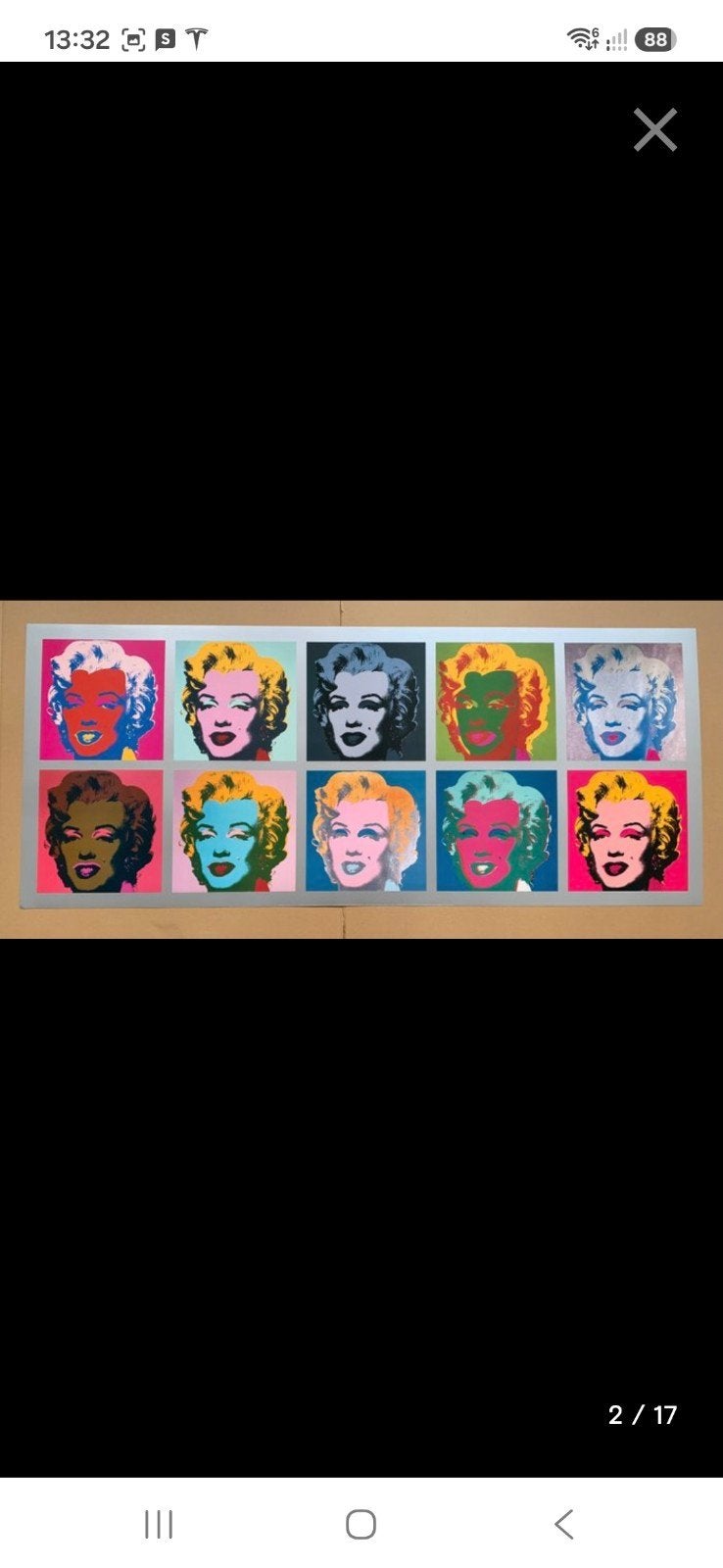 Andy Warhol, Marilyn, Enlèvement ou Envoi