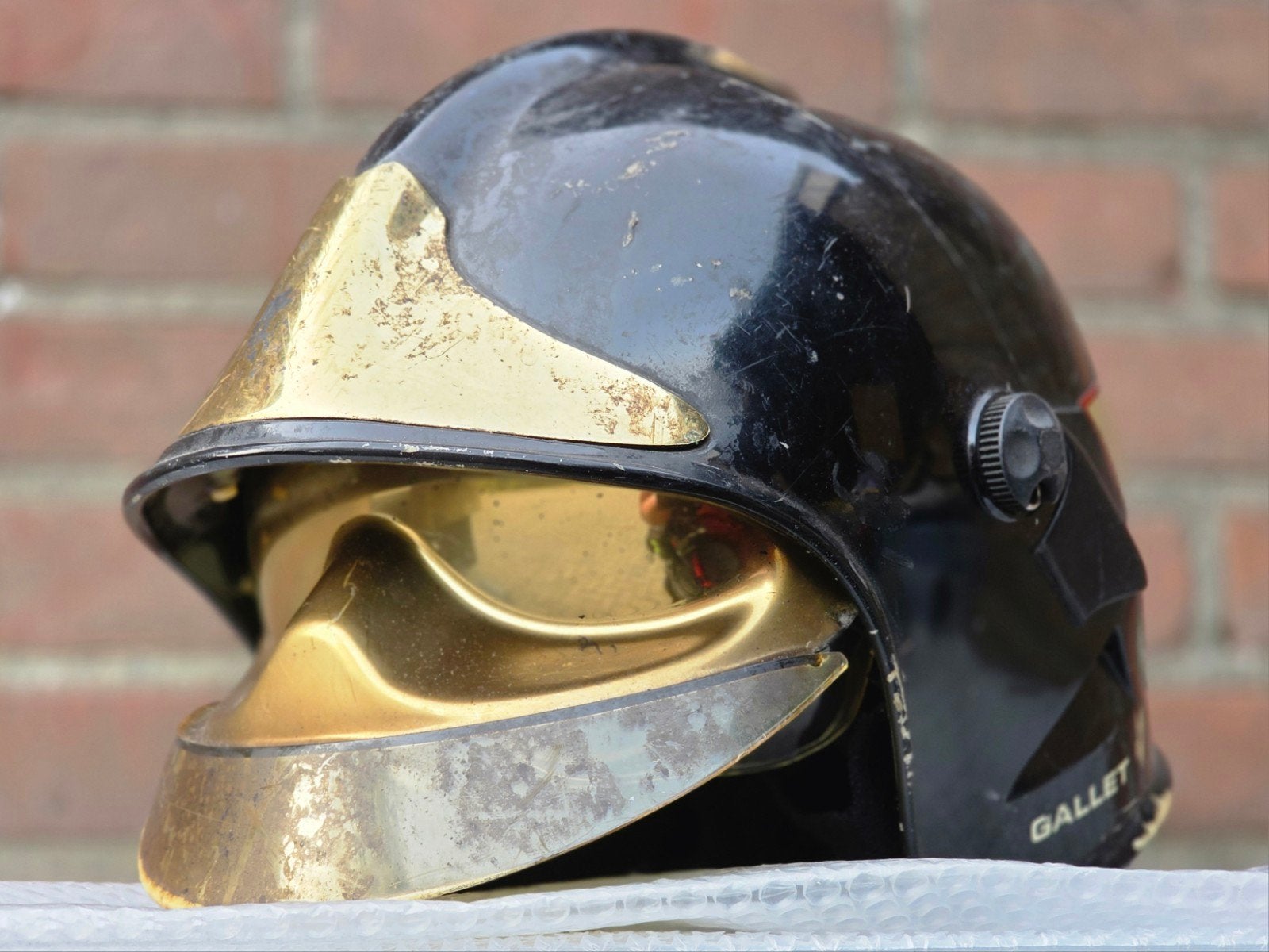 Casque pompier Gallet avec lunettes, Enlèvement ou Envoi