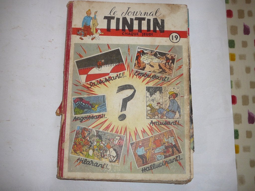 Le journal de tintin, Enlèvement, Journal