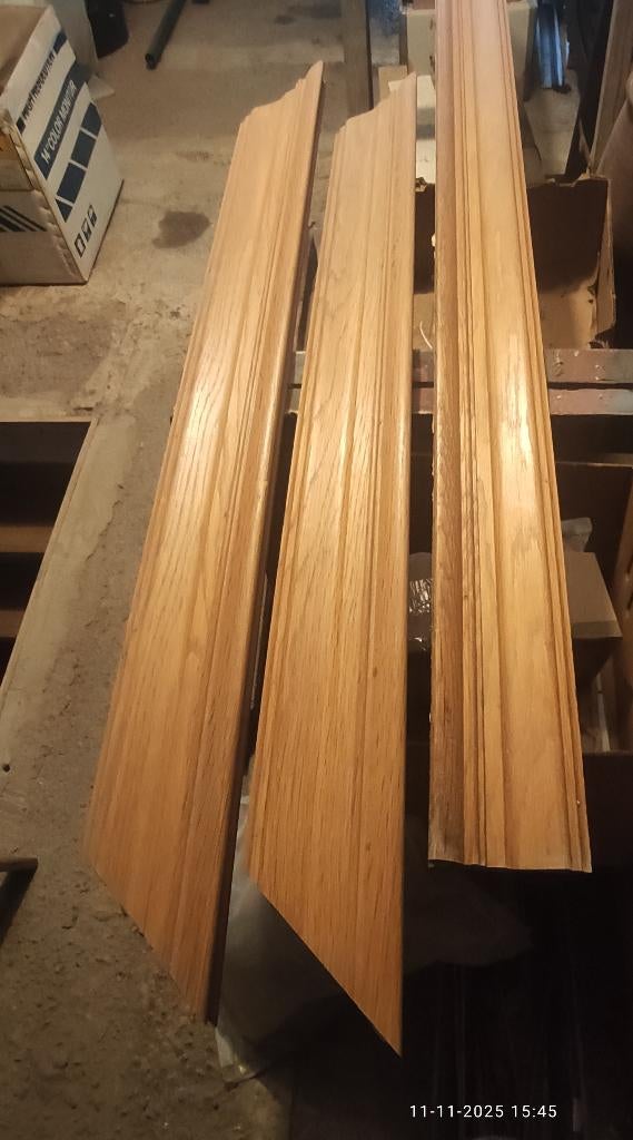 Eiken chambranten, Ophalen, Gebruikt, Hout