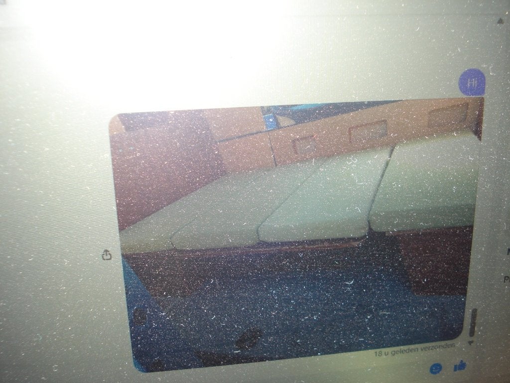 Tafel  EN SLAAPBANK COMBINATIE VOOR CAMIONETTE+kussens, Ophalen, Gebruikt, Overige
