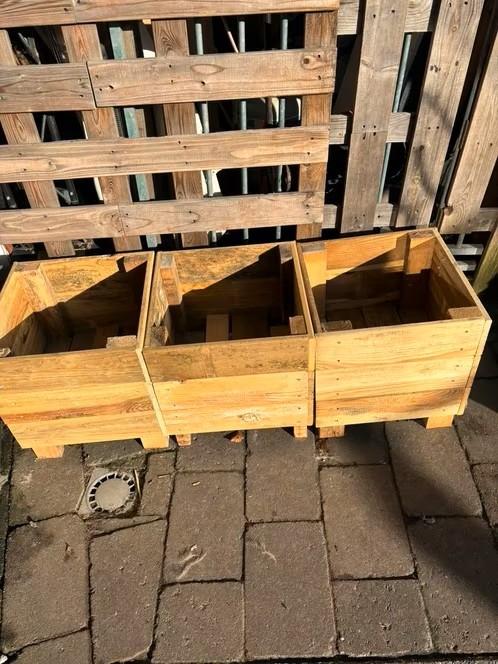 Plantenbakken geimpregneerd hout, Tuin en Terras, Ophalen, Rijkevorsel, Balkon, Hout