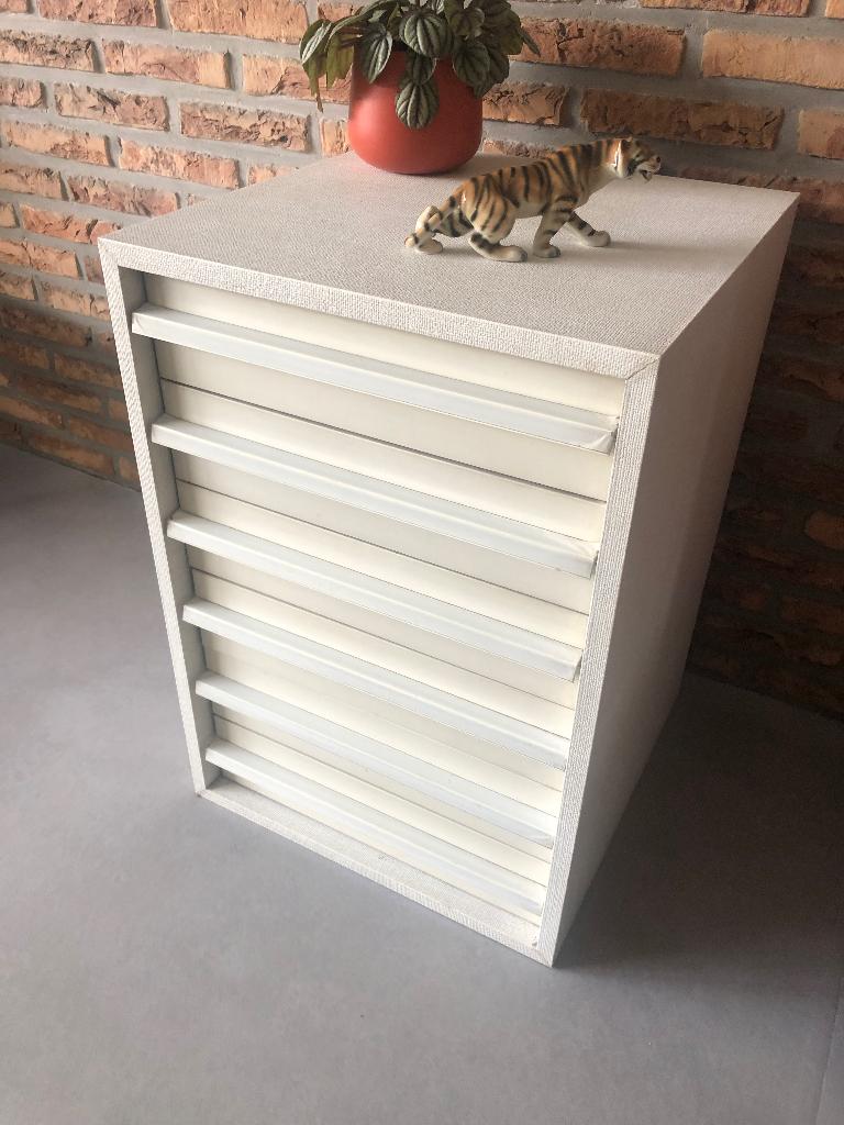 Vintage retro ladekastje opbergkast ‘70, Huis en Inrichting, Ophalen, Gebruikt