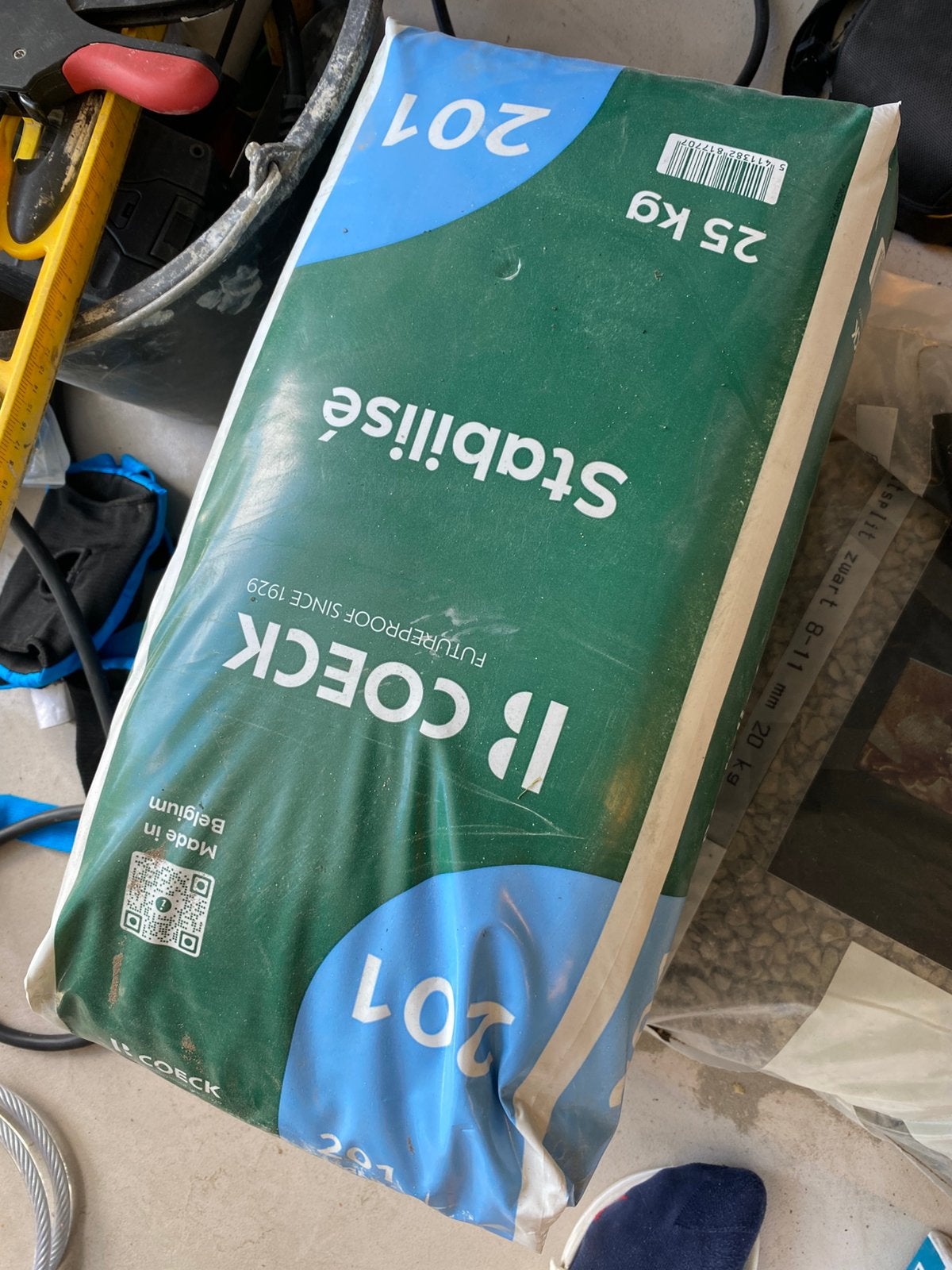 Coeck stabilisé (3 sacs de 25 kg), Bricolage & Construction, Enlèvement, Neuf