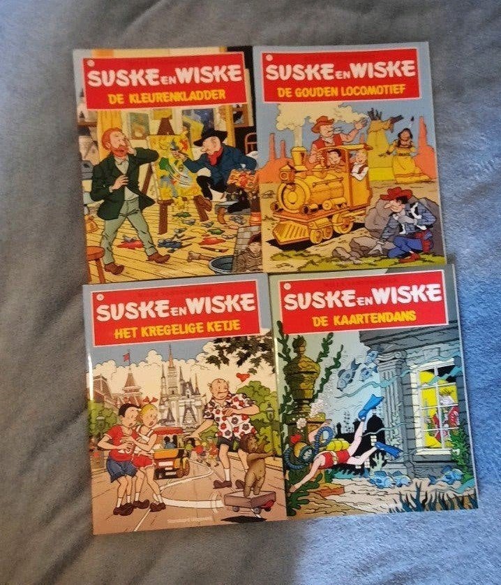 4 strips van suske en wiske. Nr 101, 162, 180 en nr 223., Boeken, Stripverhalen, Zo goed als nieuw, Meerdere stripboeken, Ophalen of Verzenden