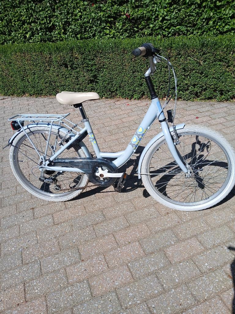 Meisjesfiets 22 inch, Ophalen, 22 inch, Velgrem, Versnellingen