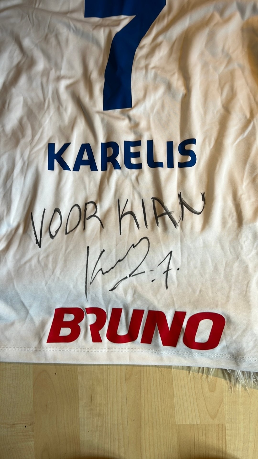 Chemise Genk avec signature, Collections, Enlèvement, Utilisé, Maillot