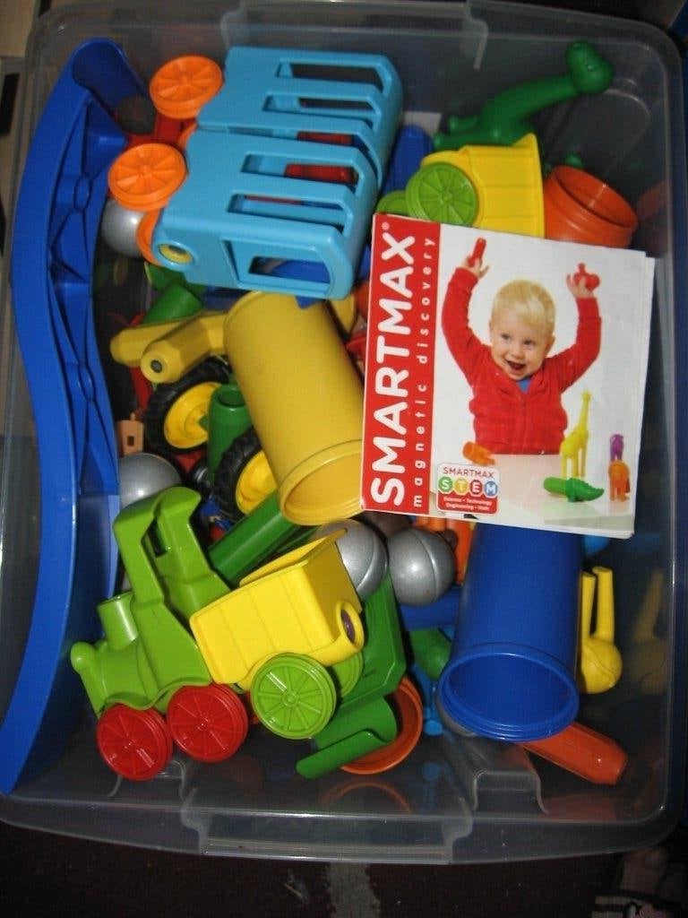 Smartmax bak met magnetisch speelgoed, Enfants & Bébés, Jouets | Éducatifs & Créatifs, Enlèvement, Comme neuf, Construction